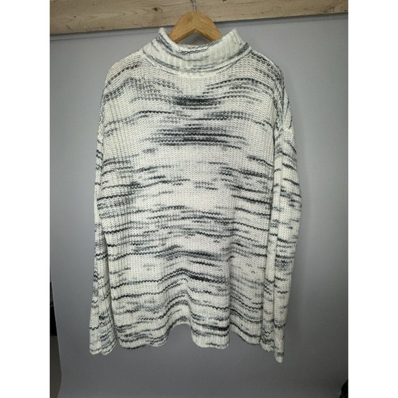 Torrid Ivory Space Dye Turtleneck Sweater Size 1X - Picture 2 of 7
